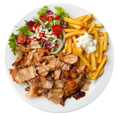 Hähnchen-Dönerteller