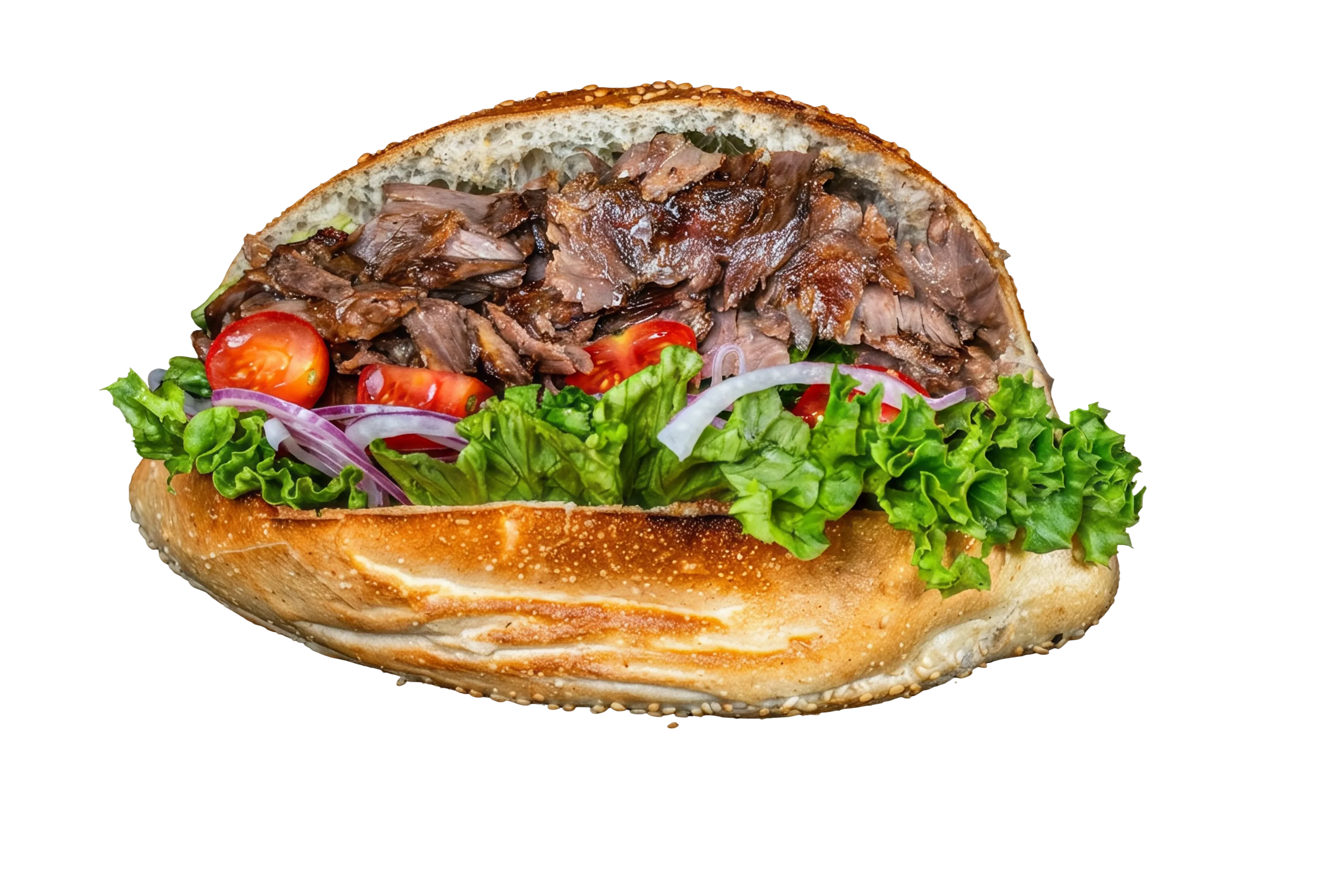 Ata's Steak-Döner im Natursauerteigbrot
